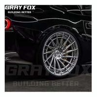 GRAYFOX Custom Deep Concave 5X120 Roue forgée en alliage poli chromé pour GMC Sierra Hummer EV Ford Maverick F150 Ram 1500 hd jeep