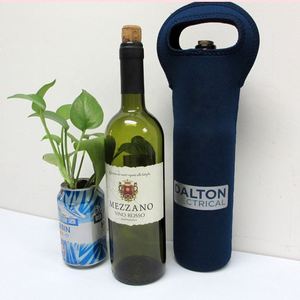 Neoprene 750ml Wine Red Cooler Bag <b>Bottle</b> Sleeves and Champagne Holder Tote Bag - Product Image 6