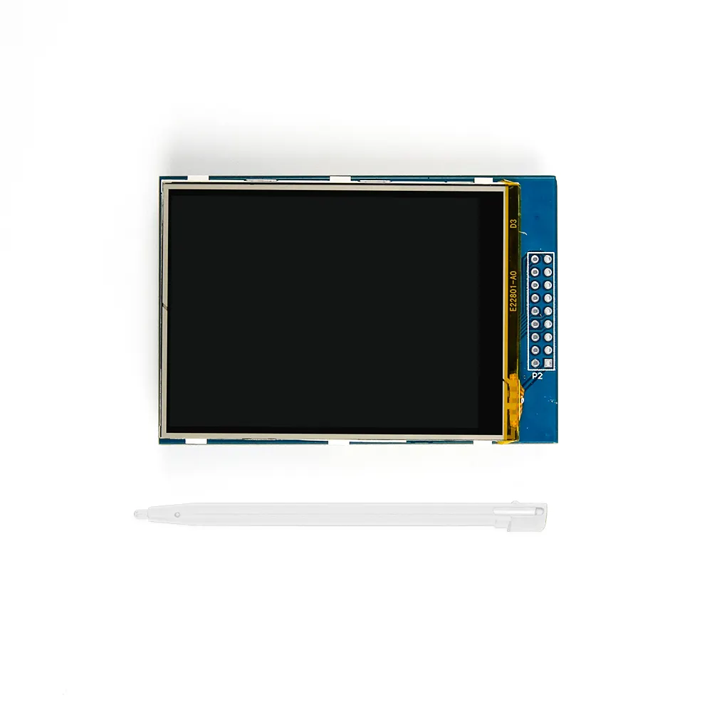 شاشة LCD زرقاء تعمل باللمس TFT ، شاشة تعمل باللمس ILI9341 SPI ، k اللون ، وحدة TFT