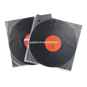 HDPE 12'' 7'' Inner LP Sleeves with rice paper insert record hifi Record bag vinyl album dj bag for 12" LP vinyl record
