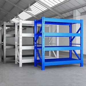 Système de rayonnage de palettes pour entrepôt, rayonnage de stockage en acier robuste avec niveaux réglables pour applications industrielles - Product Image 5