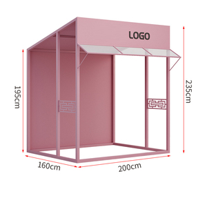 Outdoor Market Stall Display Stand Metal <b>Cart</b> Booths Ground-Level Tables Movable Activity Tents Cultural Utility <b>Cart</b> - Product Image 6