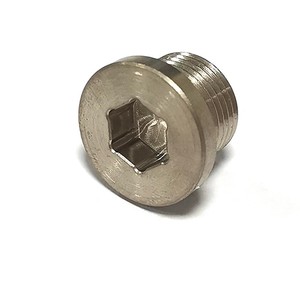 New M18x1.5 Hex <b>Socket</b> Pipe Plug Nickel-Plated Steel Threaded Plug for Automotive Exhaust & Fluid Systems up to 400C - Product Image 1