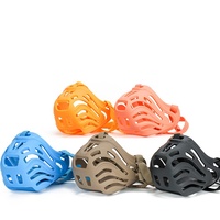 Pet Dog Museau Museau Bouche Couverture Masque Visage pour Chiens Garde Panier Maille Petit Chien Grand Moyen Extra Large Mordant Aboiement Mâcher