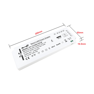 ไดรเวอร์ไฟ LED แบบสลิม 100W แรงดันคงที่ PFC 0.95 พอร์ต DuPont สำหรับตู้ไฟ LED แถบ 100-240V AC-DC 12V 24V IP20 มาตรฐาน CE/CB/RoHS - Product Image 3