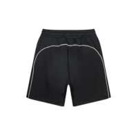 Ensemble 2 pièces personnalisé pour homme, style hip-hop, avec bordure contrastante, collection été 2026, 100 % coton, t-shirt et short