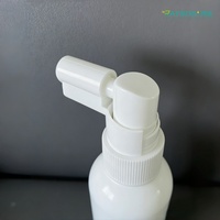 Flacon pulvérisateur médical rechargeable en PEHD 60 ml, impression sérigraphique, buse courte, logo personnalisé pour médicaments liquides et soins capillaires – Vente en gros