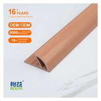 Pabrik Langsung 8mm 10mm 12mm Trim Ubin PVC Arab Saudi Bahrain Grosir Trim Sudut Bulat Pengaman