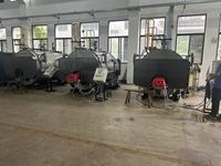 Générateur de vapeur horizontal commercial basse pression 2 tonnes, chaudière industrielle à tubes de feu entièrement automatique pour blanchisserie et nettoyage à sec