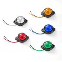 Feux de position latéraux ronds à LED de haute qualité pour camions, clignotants RGB à luminosité réglable