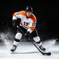 Palos de Hockey sobre Hielo de Fibra de Carbono en Varios Colores, Palos de Hockey Profesionales para Adultos y Jóvenes, para Prácticas Deportivas sobre Hielo
