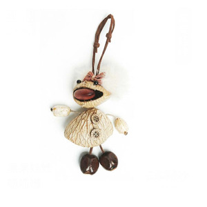 Adorno de Muñeca de Personaje Tejido a Mano con Cáscara de Fruta Natural Personalizada, Múltiples Modelos, Colgante para Bolso, Souvenir, Regalo, Venta al por Mayor para Tiendas - Product Image 6