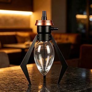 Modern Portable Travel Hookah for Smoking Mirror Stainless Steel Chicha <b>Sheesha</b> Spider in Color Box with Soft Smoke - Product Image 1