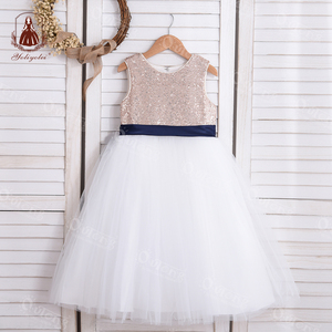Bé Cô Gái Bên Dresses 2 Năm Trẻ Sơ Sinh Phép Rửa Ăn Mặc Sinh Nhật Đầu Tiên Thiết Kế Áo Dài Cho Bé Gái - Product Image 2