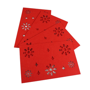 Innovative Design Eco-Friendly Grey/Black Color Reusable Modern Felt <b>Plate</b> <b>Mat</b> with 5mm/3mm Thickness for Home/Hotel Daily Use - Product Image 6