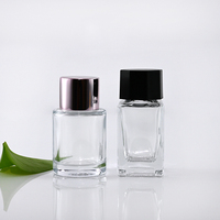 Logo personnalisé en gros 15 ml vide clair verre stylo bouteille d'encre stylo plume bouteille d'encre avec bouchon