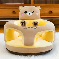 Canapé pour bébé, adorable canapé-lion pour bébé avec dossier, sécurité, mousse antidérapante, chaise longue pour tout-petit, pour salon, chambre à coucher