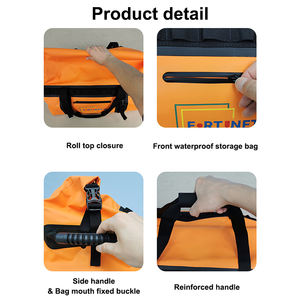 Bolsa de Viaje de Lujo Personalizada con Ruedas y Cierre de Cremallera para Gimnasio, Deportes, Viajes y Escapadas de Fin de Semana, Venta al por Mayor - Product Image 2