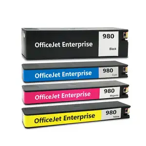 OCBESTJET 980 XL ตลับหมึกที่ผลิตใหม่พร้อมหมึกสีเต็มรูปแบบสำหรับเครื่องพิมพ์ HP Officejet Enterprise X55