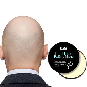 Nouveautés : Soin pour Têtes Chauves Hommes – Baume Hydratant Végétalien Non Gras pour Cuir Chevelu et Visage – Crème Matifiante pour Têtes Chauves - Product Image 1