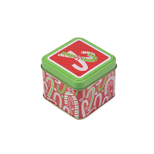 Mới Nhất Vuông Giáng Sinh <span class=keywords><strong>Cookie</strong></span> Quà Tặng Tins Lọ Xmas Kẹo Hộp Container Canister Rỗng Bánh Điều Trị Hộp Trang Trí Tinplate - Product Image 2