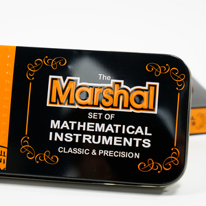 Bộ Văn Phòng Phẩm Trường Học Đa Chức Năng Bộ 9 Miếng Toán Học Với 2 Bộ La Bàn Kim Loại Hình Học - Product Image 3