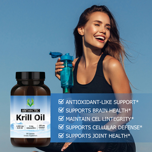 OEM Private Antarctic Krill Oil Capsules with Krill Oil and Astaxanthin Supports Brain Immune Joint Health OEM Krill Oil Complex - Product Image 6