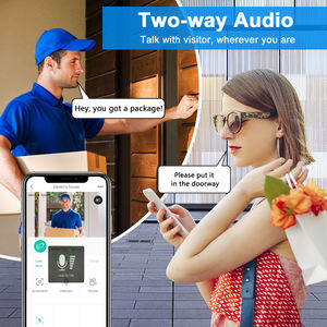 Caméra de sécurité <span class=keywords><strong>sans</strong></span> <span class=keywords><strong>fil</strong></span> WIFI à batterie ZCVision 3MP avec audio bidirectionnel fluide, vision nocturne IR - Product Image 6