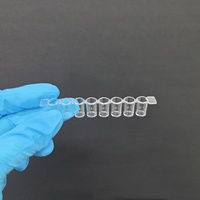 Plaque Elisa en plastique de 96 puits détachable de laboratoire avec 8 bandes