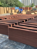 Panneaux de refroidissement alvéolaires à longue durée de vie avec cadre en PVC ou en alliage d'aluminium pour équipement d'élevage bovin et avicole, Usine QingZhou CE