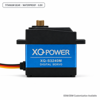 Servomoteur numérique pour bras robotisé 40KG XQ-POWER XQ-S3240M, engrenage en titane, étanche, couple élevé, pour voiture RC 6.8V OEM