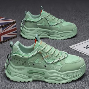 Breathable men's shoes, fashionable and versatile, <b>height</b> <b>increasing</b> thick soled sports shoes, casual shoes - Product Image 1