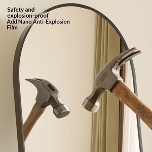 Specchio <span class=keywords><strong>da</strong></span> terra intero in metallo per la casa, camera <span class=keywords><strong>da</strong></span> letto, stile Ins di tendenza, specchio <span class=keywords><strong>da</strong></span> toeletta di alta qualità - Product Image 5