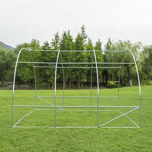 <span class=keywords><strong>Serre</strong></span> agricole portable ronde à toit en polyéthylène <span class=keywords><strong>de</strong></span> 300x300x200 cm avec structure en acier et protection UV pour la culture des fleurs - Product Image 5