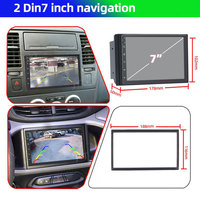 Autoradio universel 2Din 7 pouces, écran tactile IPS, navigation GPS, stéréo Android, lecteur DVD multimédia pour voiture