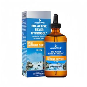 Grosir Label pribadi AegleWell Bio aktif perak hidrokortiol tetesan cairan perak untuk dukungan kekebalan tubuh cairan perak Drop - Product Image 1