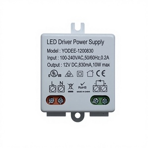 Fuente de Alimentación LED de Modo Conmutado de Voltaje Constante DC12V 10W, Controlador AC DC, Salida de Corriente Directa, 81% de Eficiencia, Volumen Pequeño, Completo - Product Image 1