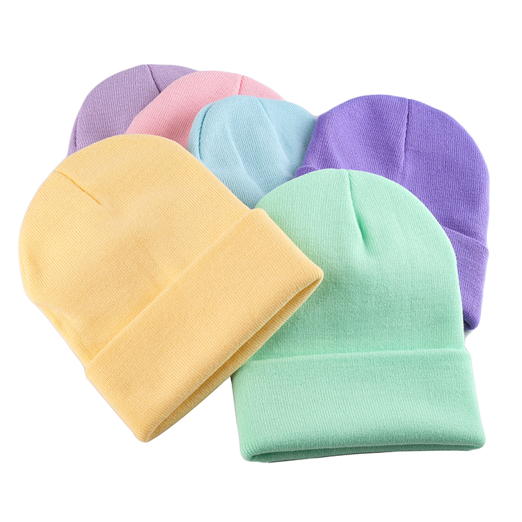Men's Women's Winter Long Beanie Hat Knit Cap - Kaixin
