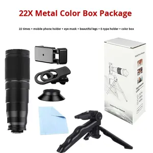 عدسة تلسكوبية أحادية العين للهواتف المحمولة مصنوعة بالكامل من المعدن بتكبير 22 ضعفًا للحفلات والتصوير الاحترافي - Product Image 6