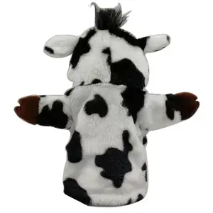 Großhandel Custom OEM/ODM 11 inch Cute Soft Stuffed Cow Handpuppe
