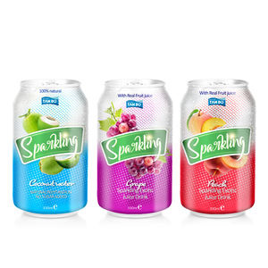 Bouteilles emballées de soda pétillant fruité de carbonate de chocolat de citron de l'usine de boissons d'OEM crème café yaourt divers - Product Image 4