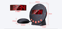 Neu Eingetroffene Intelligente Tischuhr mit Extra Lautem Digitalen Vibrationsalarm für Tiefschläfer und Gehörlose oder Schwerhörige