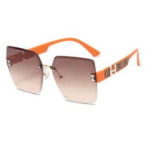 New không có vành đôi màu gradient cao cấp của phụ nữ lái xe kính mát, thời trang và hợp thời trang tùy chỉnh Sun Shades Kính uv400 - Product Image 5