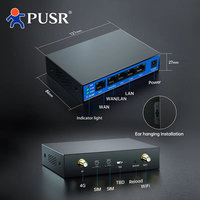 Routeur cellulaire industriel LTE Cat4 à double bande mondiale PUSR avec 5 ports Ethernet, double WAN, répéteur VPN riche USR-G805S