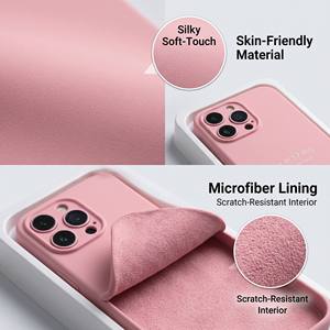 Étui en silicone liquide soyeux pour <span class=keywords><strong>IP</strong></span> 16 Pro Max, charge magnétique sans fil, fin, antichoc, protection, vente en gros, multicolore - Product Image 3