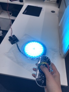 Chất lượng cao giá thấp 12 V AC 18W IP68 dưới nước dẫn ánh sáng cho hồ bơi nhựa đầy RGB đa màu sắc dẫn ánh sáng hồ bơi - Product Image 3