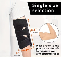 Attelle de coude pour syndrome du canal cubital – Soutien stabilisateur confortable pour femmes et hommes, taille universelle