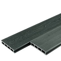 Planche de terrasse en WPC gaufré, système de sol composite extérieur
