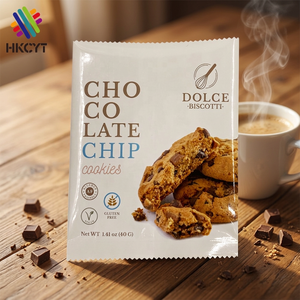 Custom Back Seal Bag Food Grade Mylar Bags Moisture Proof for Snack Cookie Packaging - Product Image 1