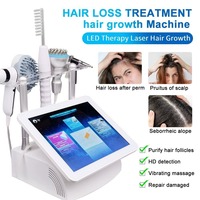 Appareil de soin du cuir chevelu pour la croissance des cheveux, soin capillaire anti-chute, purification des follicules pileux, détection HD, massage vibrant